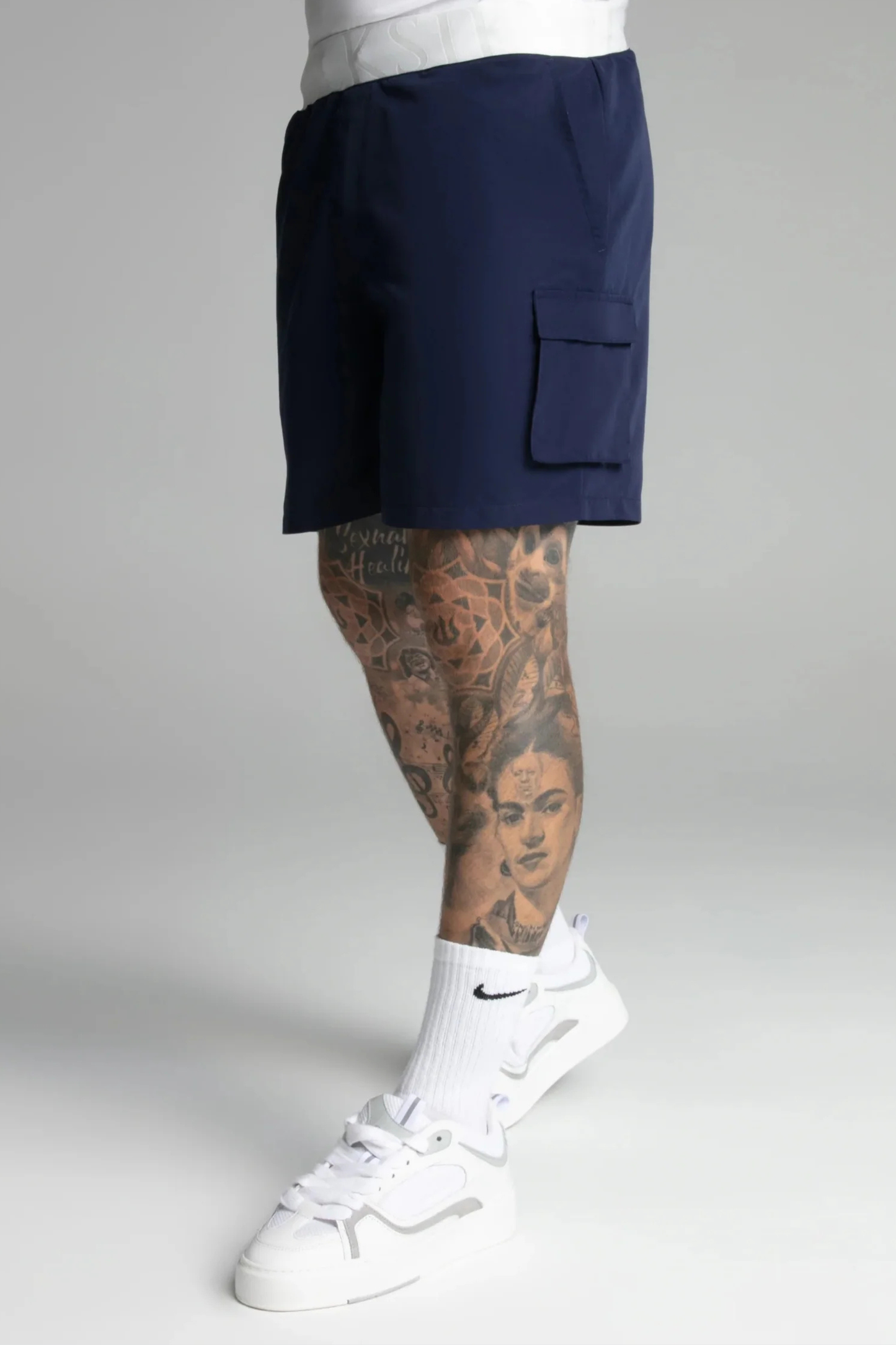 Calções de Banho Azul Marinho SikSilk SS25