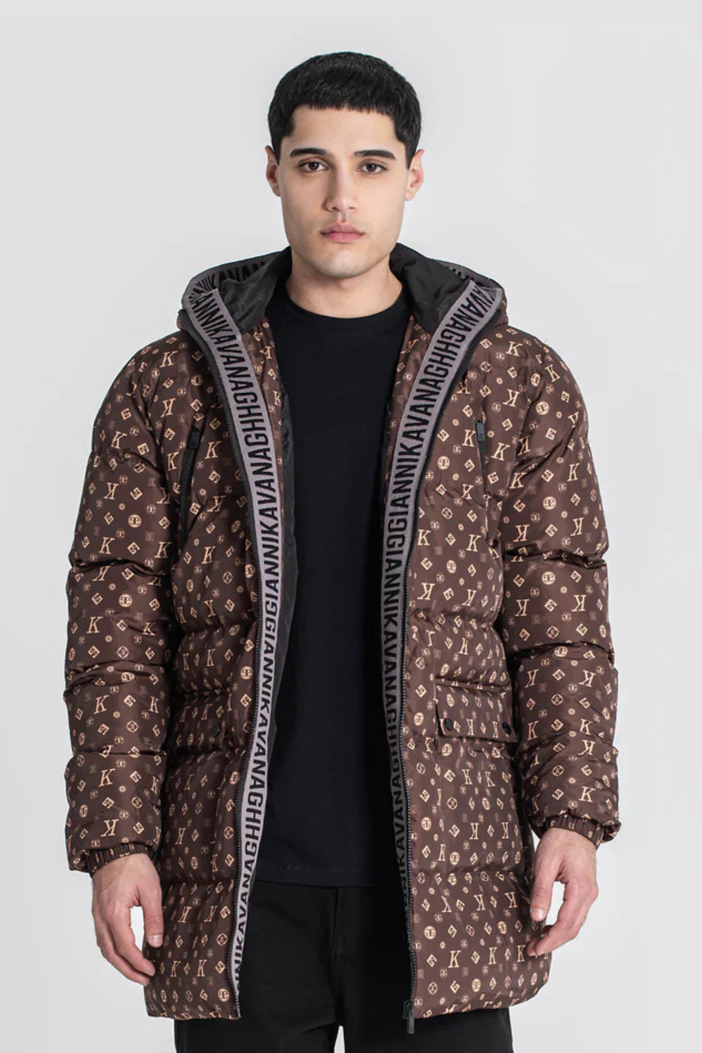 Casaco Castanho Comprido Gianni Kavanagh FW25