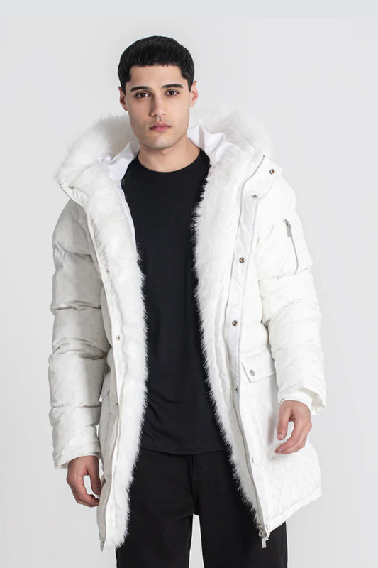 Casaco Branco Comprido Gianni Kavanagh FW25