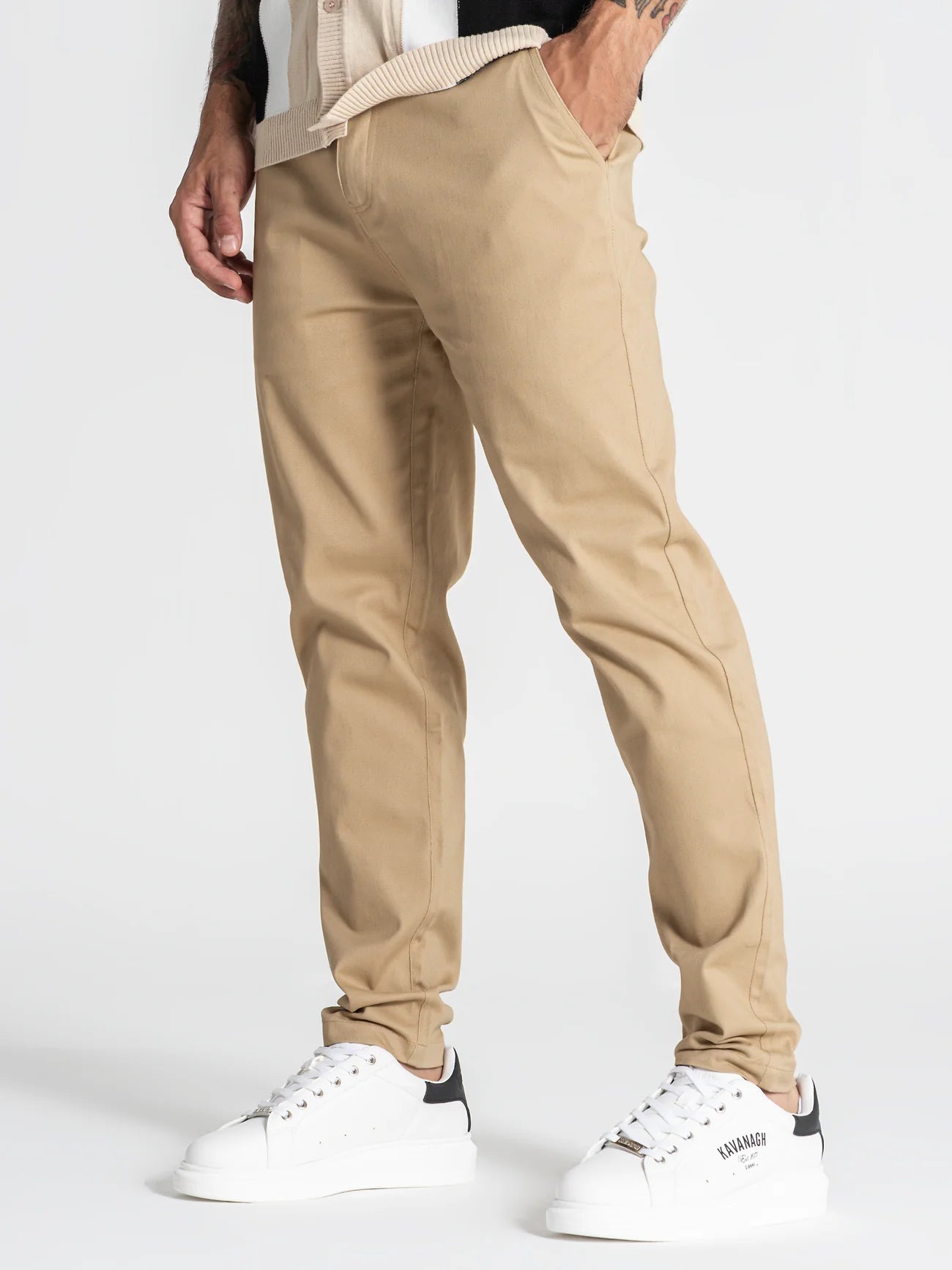 Calça Bege Gianni Kavanagh SS26