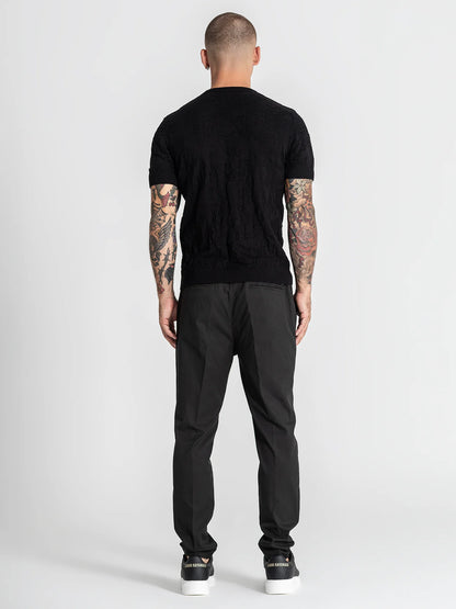 T-shirt Tricot Preta Gianni Kavanagh