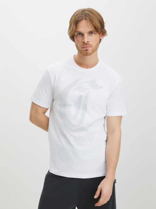 T-shirt Just Cavalli Branco 77OAHG03 FW24
