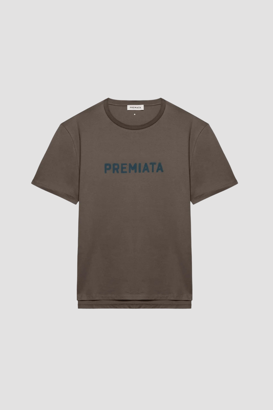 T-shirt Castanha com Estampa