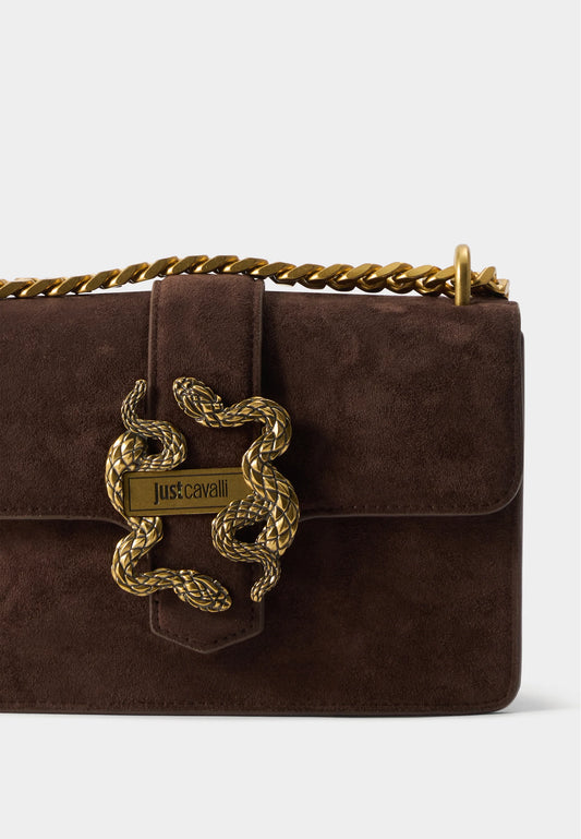 Mala de Ombro Just Cavalli Castanha Just Cavalli W