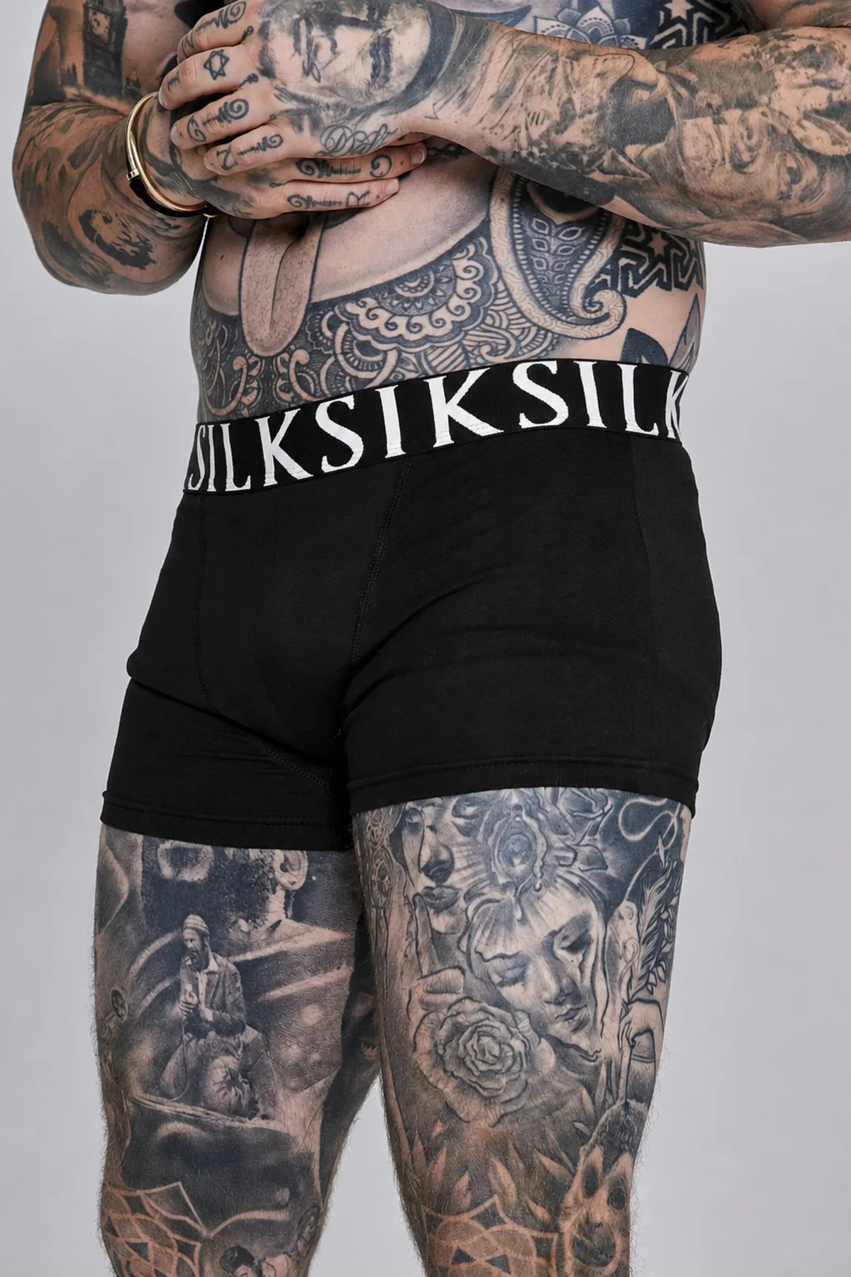 Pack 5 Boxers Pretos e Brancos SikSilk