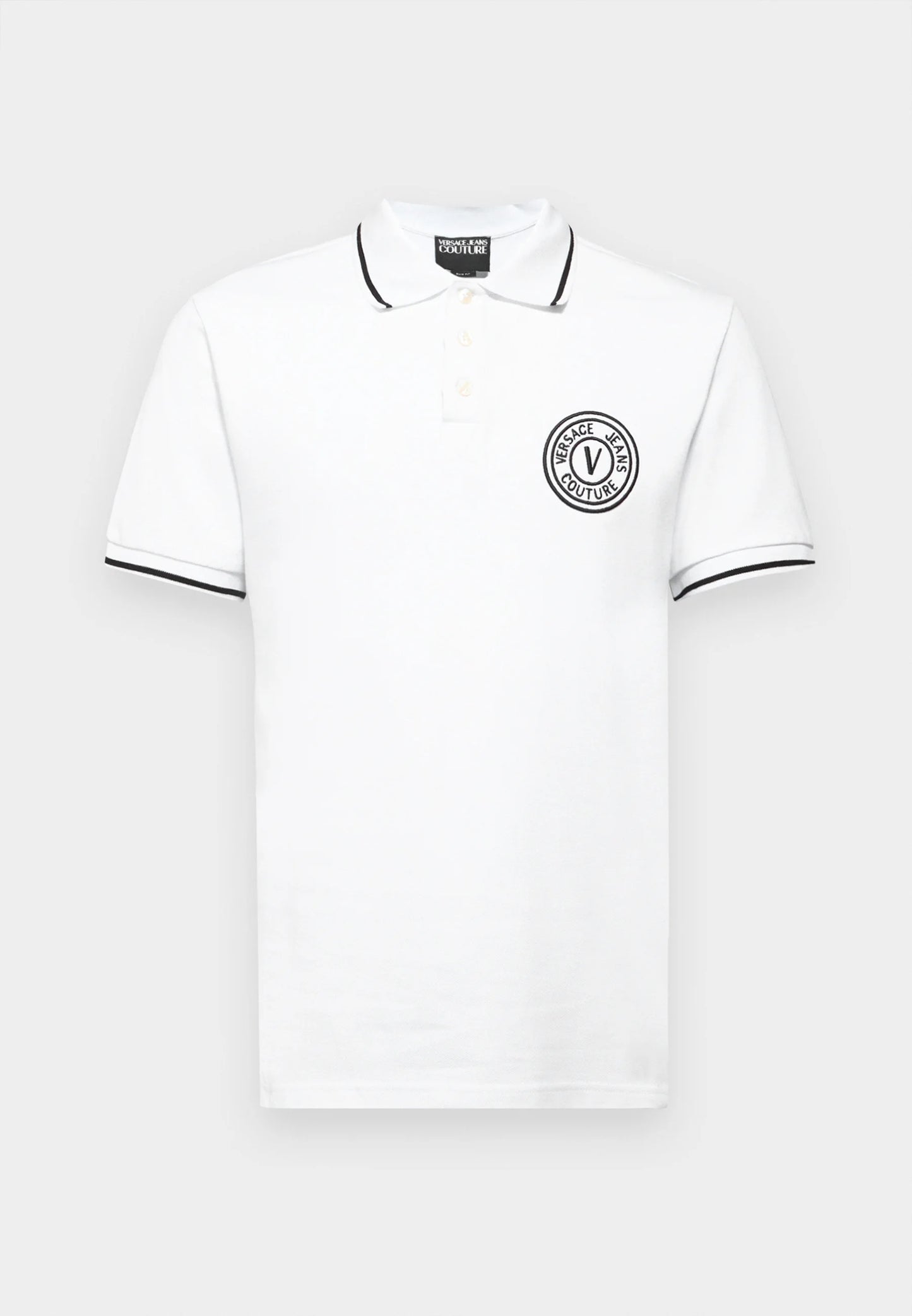 Polo Branco Versace Jeans Couture SS26