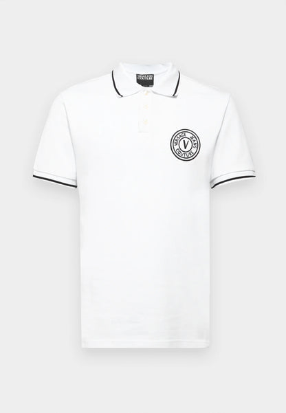 Polo Branco Versace Jeans Couture SS26 Versace Jeans Couture