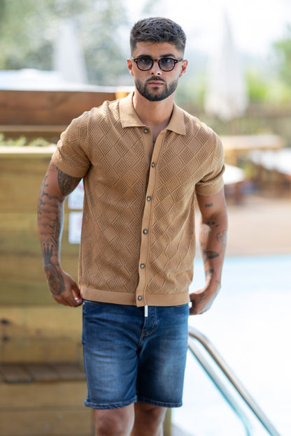 Camisa Camel Selected SS25 Selected