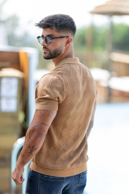 Camisa Camel Selected SS25 Selected