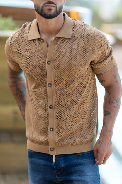 Camisa Camel Selected SS25 Selected