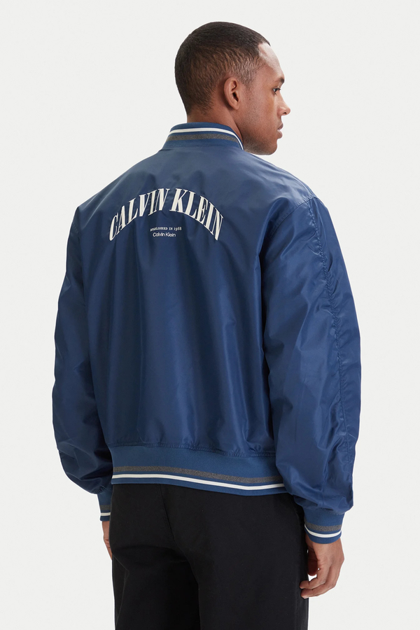 Casaco Bomber Azul Calvin Klein SS26
