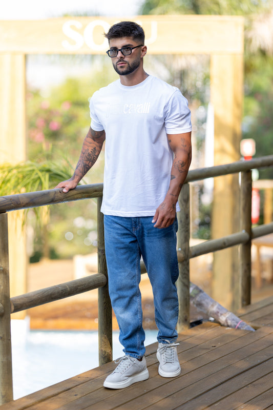 T-shirt Branca Just Cavalli FW25