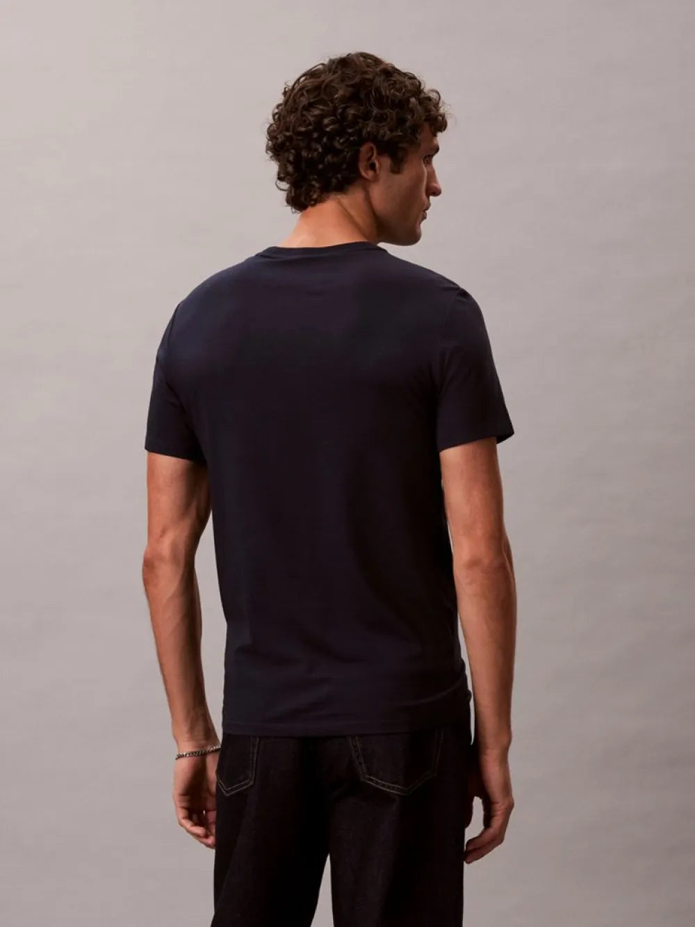 T-shirt Calvin Klein Azul Marinho SS26