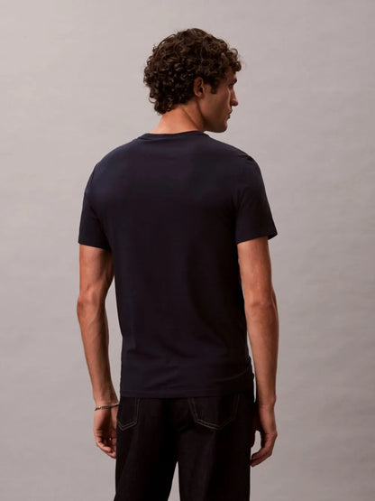 T-shirt Calvin Klein Azul Marinho SS26 Calvin Klein