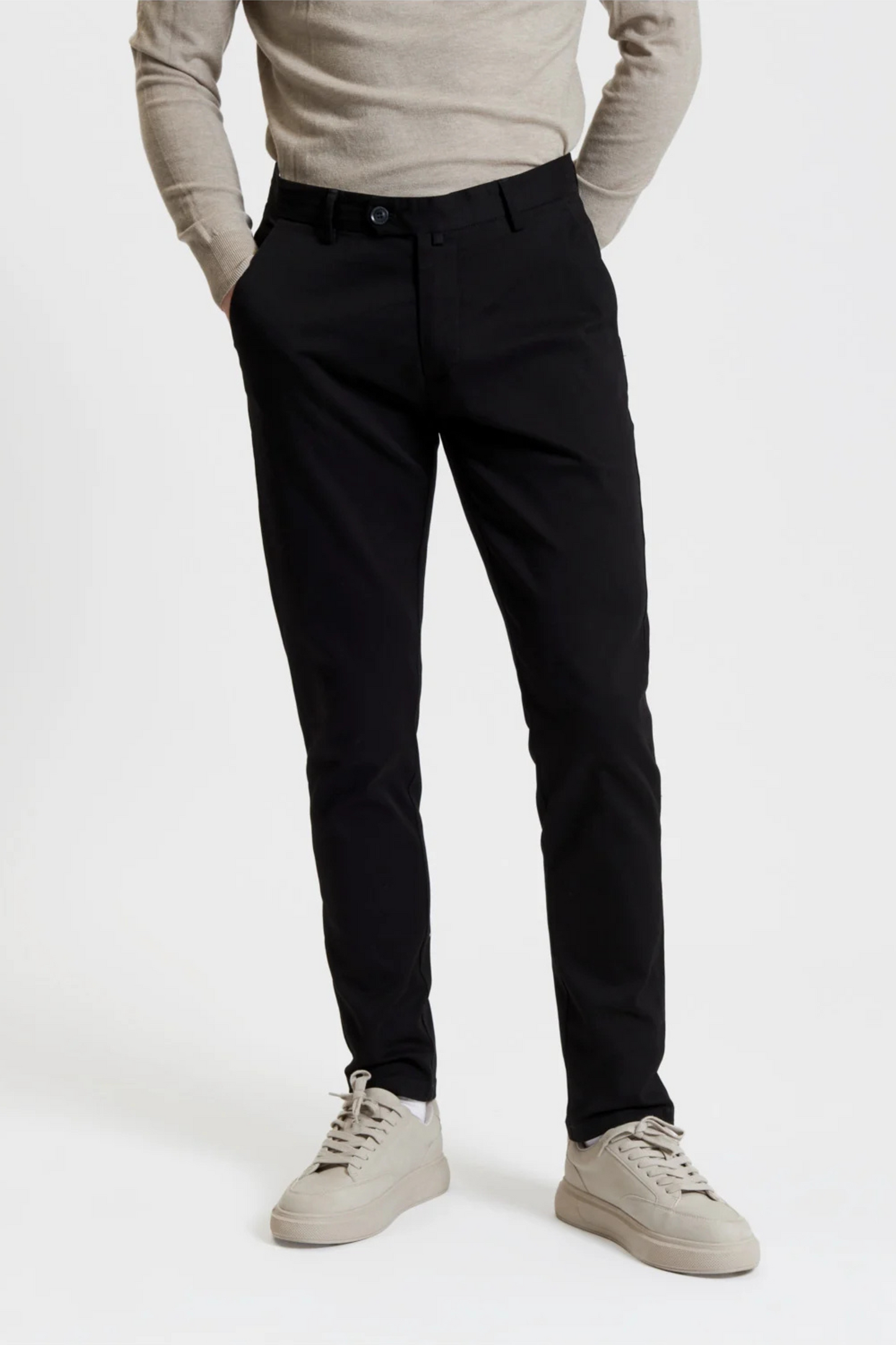 Calças Chino Preta Gianni Lupo FW25