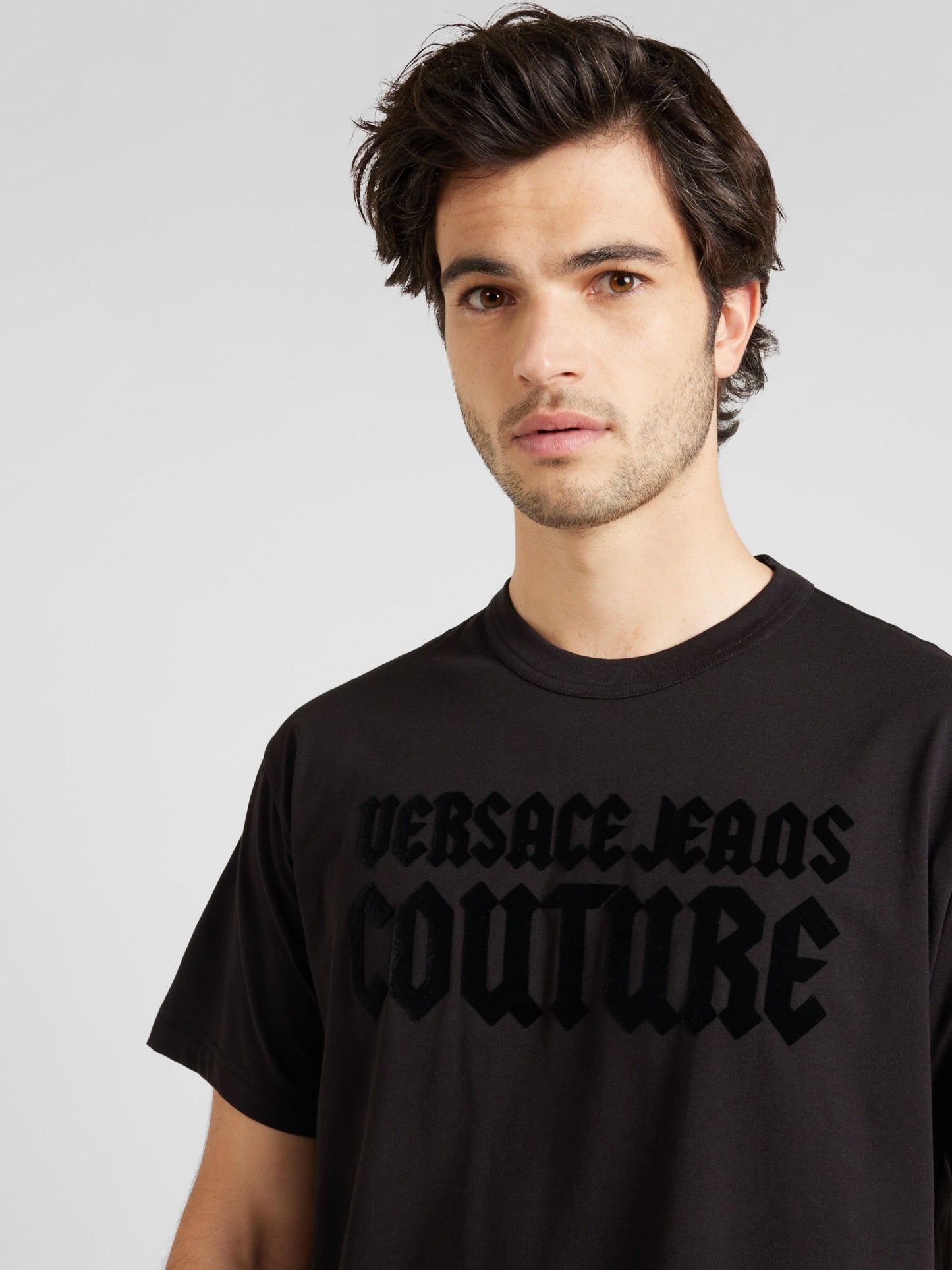 T-shirt Versace Jeans Couture Preto 77GAGC01 FW24