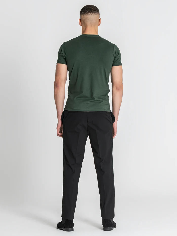 T-shirt Verde com Logo Bordado Gianni Kavanagh Gianni Kavanagh