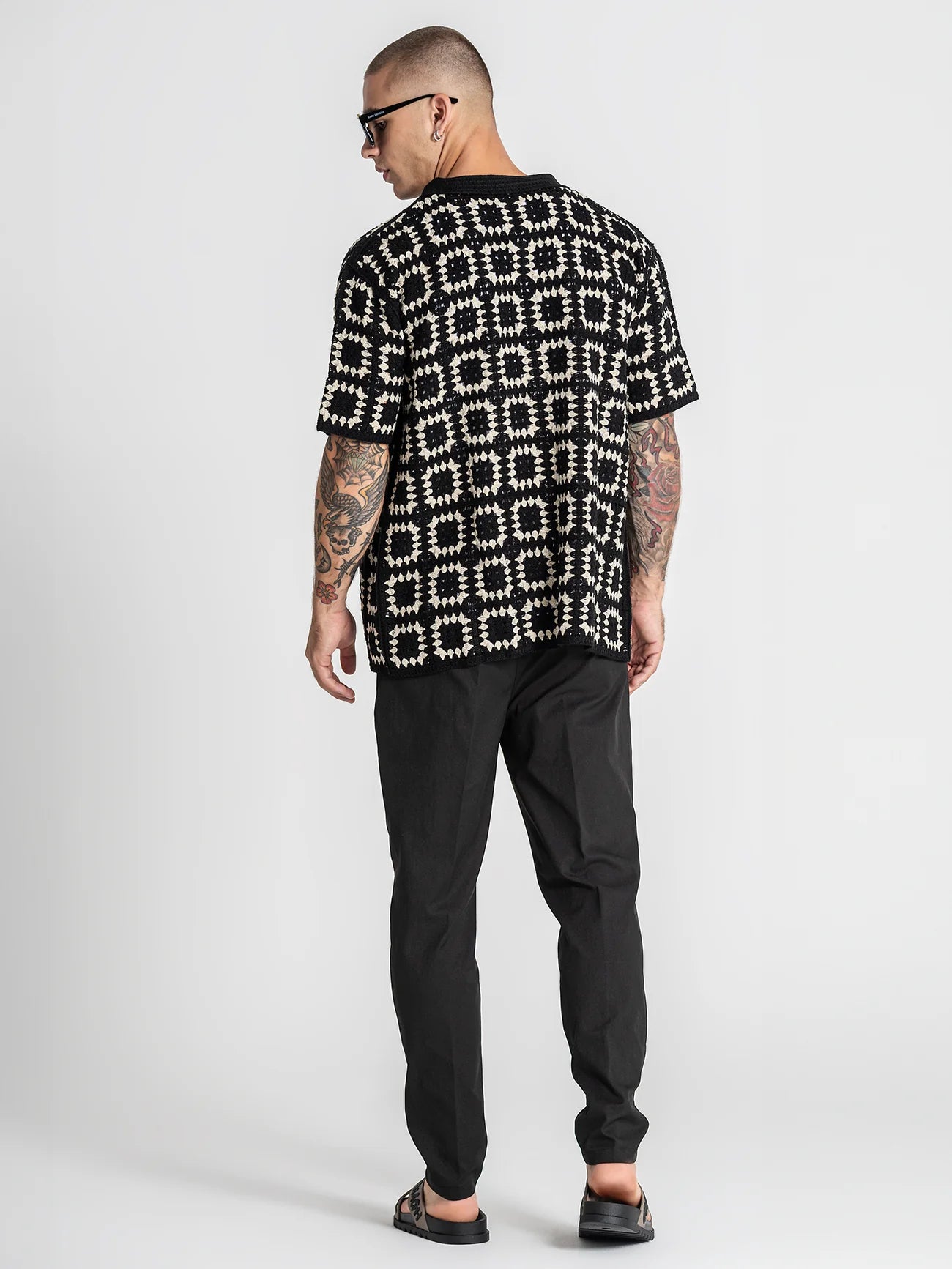 Camisa Preta Gianni Kavanagh SS26