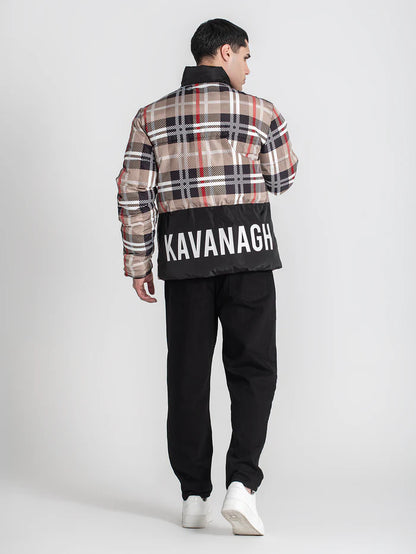 Casaco Padrão Bege e Preto Gianni Kavanagh FW25 Gianni Kavanagh