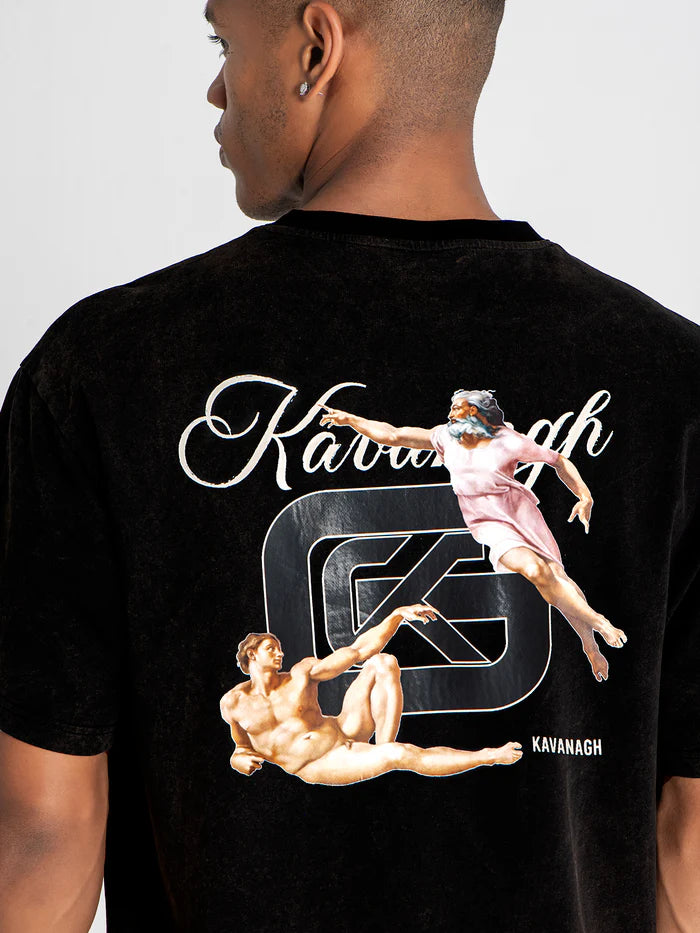 T-Shirt Preta Gianni Kavanagh FW25