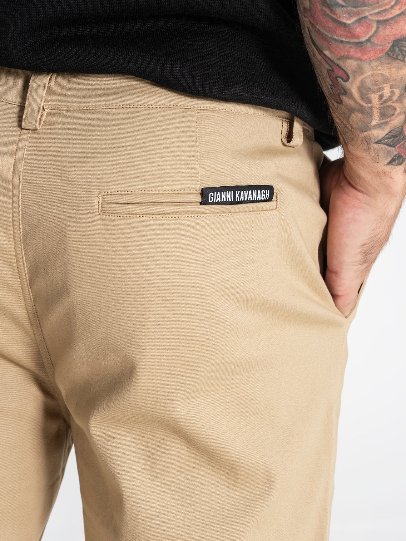 Calça Bege Gianni Kavanagh SS26