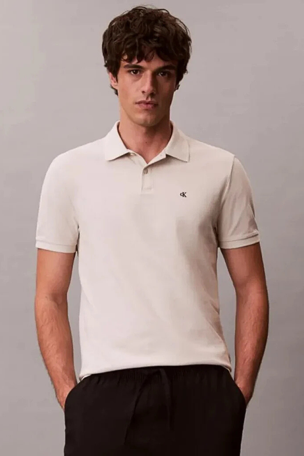 Polo Bege Calvin Klein SS26