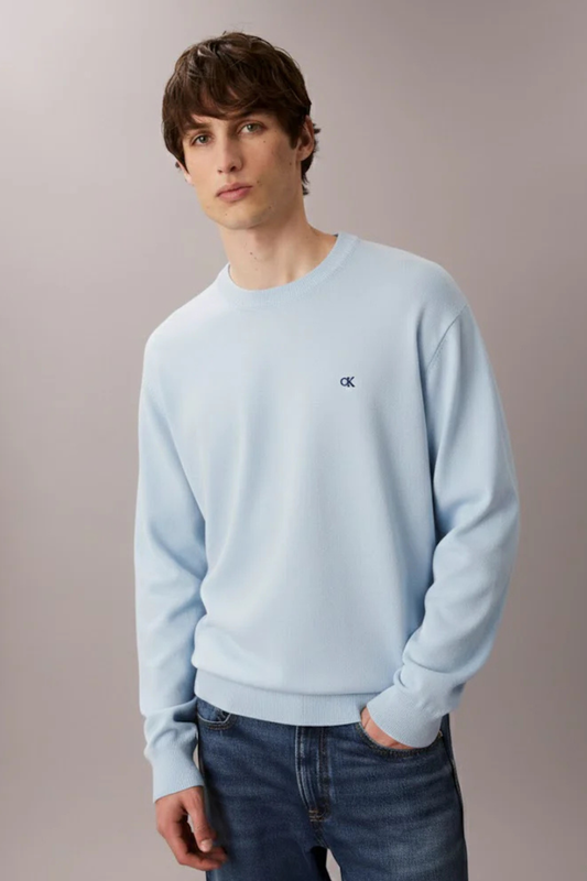 Camisola De Malha Azul Calvin Klein SS26