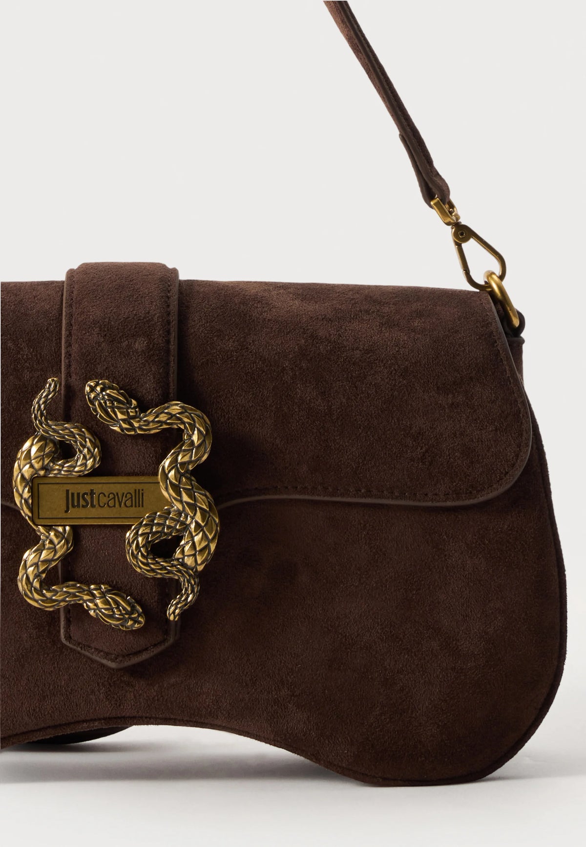 Mala de Ombro Just Cavalli Castanha Just Cavalli W