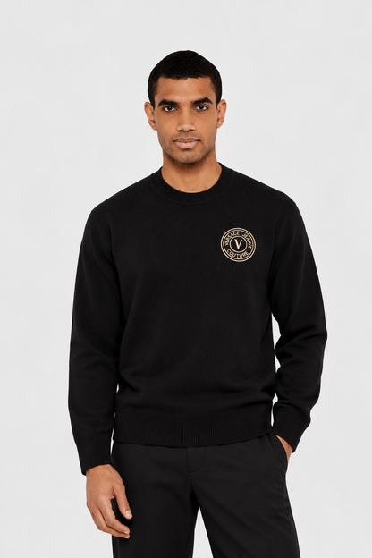Camisola de Malha Versace Jeans Couture Preta Versace Jeans Couture
