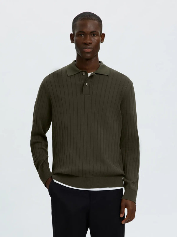 Polo de Malha Selected Verde