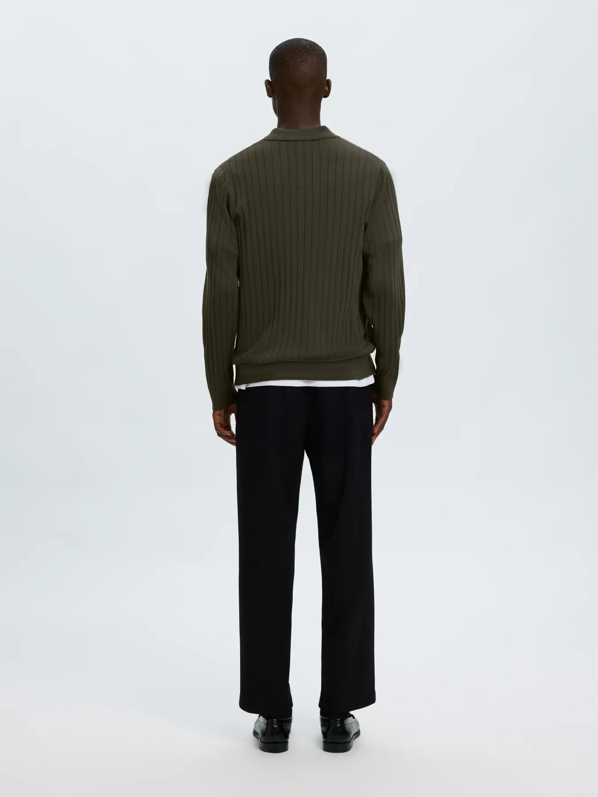 Polo de Malha Selected Verde Selected