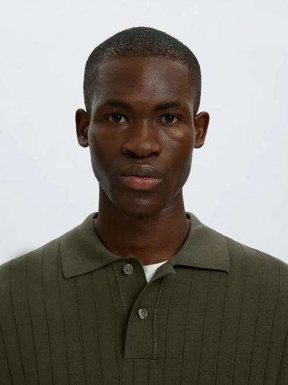 Polo de Malha Selected Verde Selected