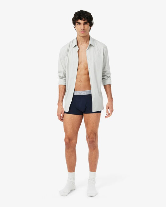 Boxers Azuis Lacoste Pack 3 SS26