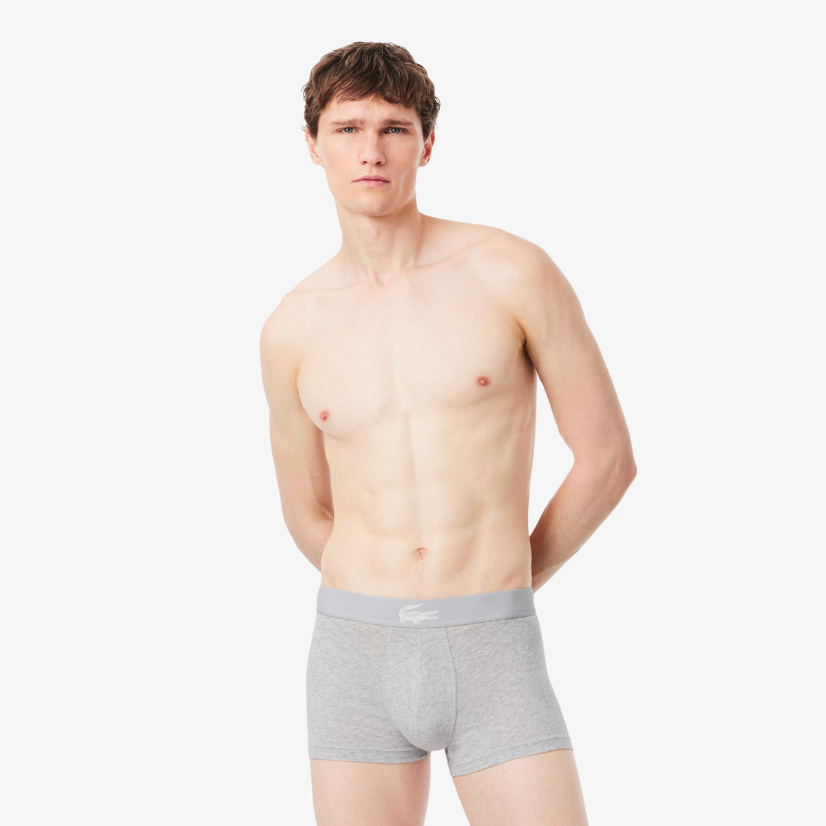 Pack 3 Boxers Lacoste Cinzentos e Pretos Lacoste