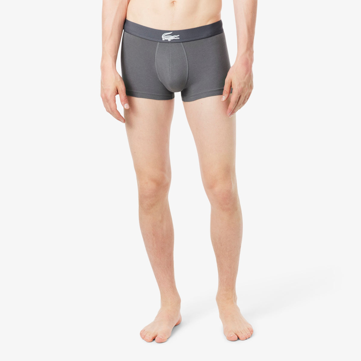 Pack 3 Boxers Lacoste Cinzentos e Pretos Lacoste