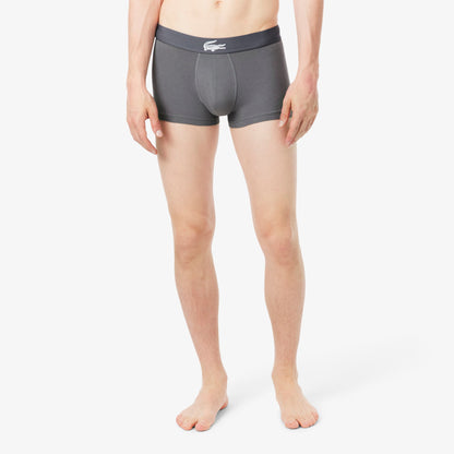 Pack 3 Boxers Lacoste Cinzentos e Pretos Lacoste