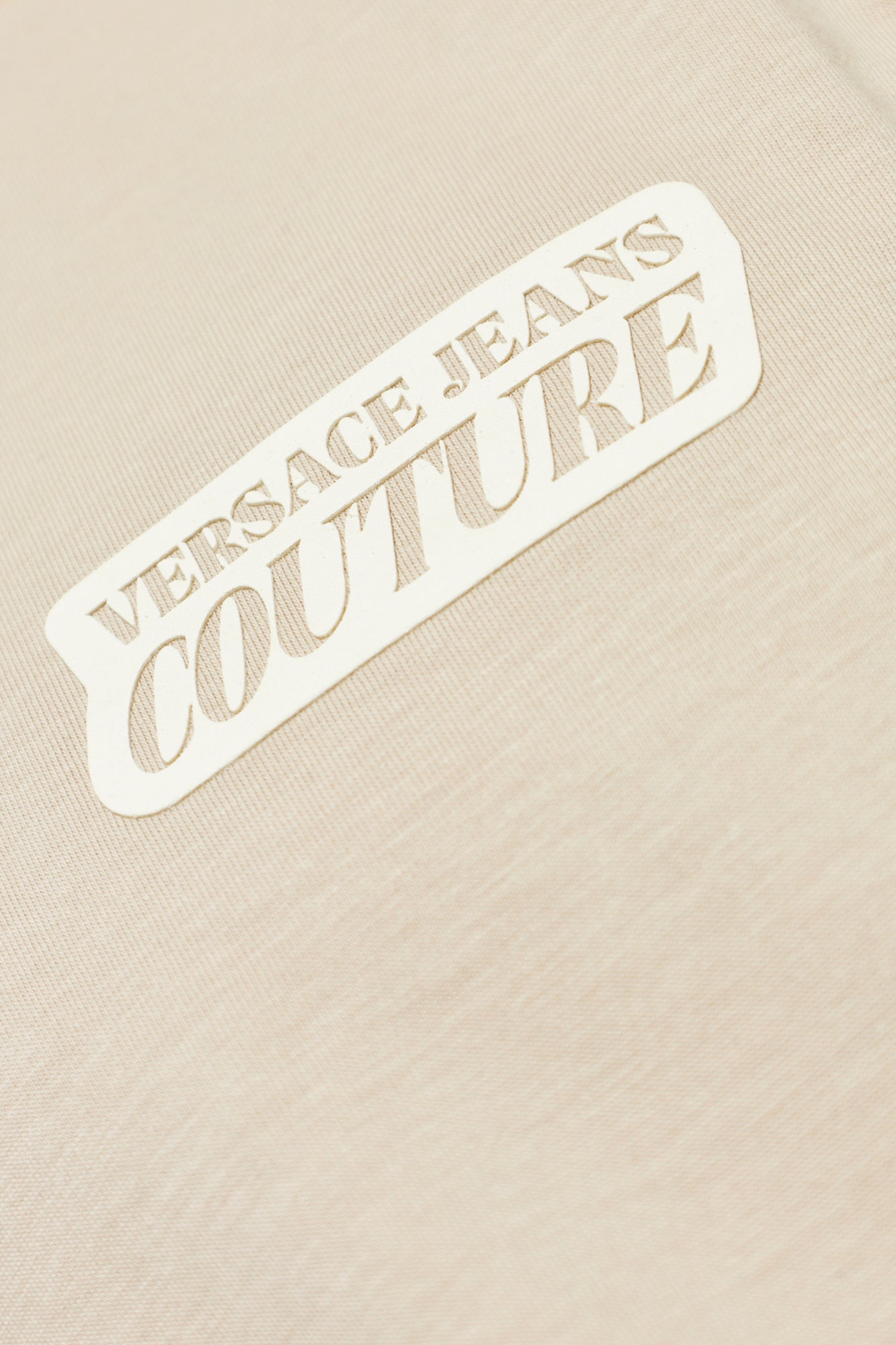 T-shirt Bege Versace Jeans Couture SS26