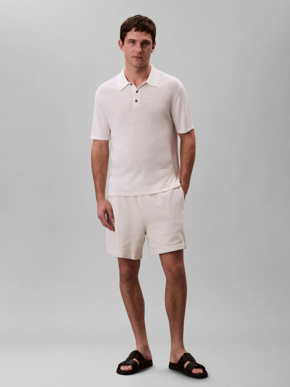 Calções Creme Calvin Klein SS26