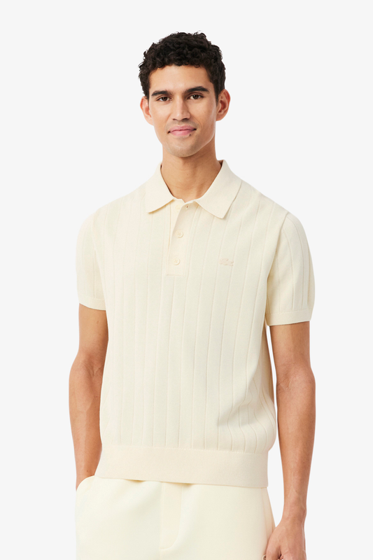 Polo de Malha Bege Lacoste SS26