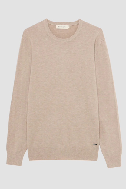 Camisola de Malha Bege Gianni Lupo FW25 Gianni Lupo