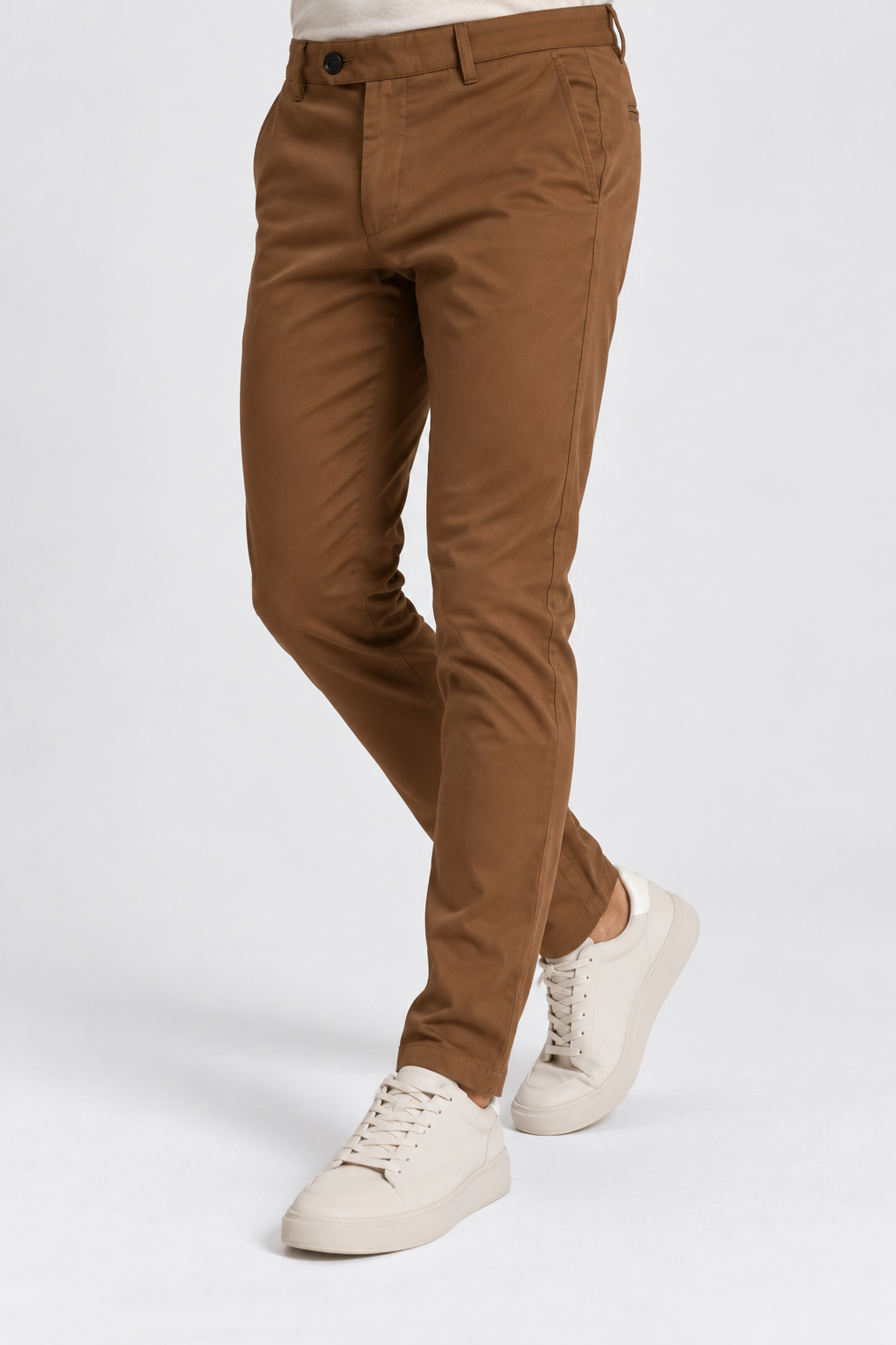 Calças Chino Gianni Lupo Camel Gianni Lupo