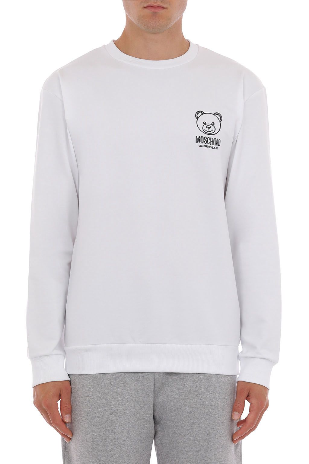 SWEATSHIRT MOSCHINO BRANCA A1701 SS24