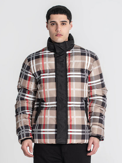 Casaco Padrão Bege e Preto Gianni Kavanagh FW25 Gianni Kavanagh