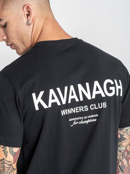 T-shirt Preta Regular Fit Gianni Kavanagh