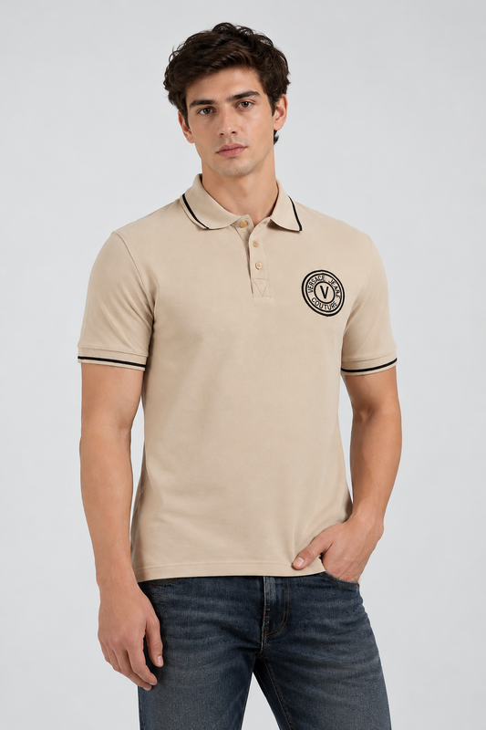 Polo Versace Jeans Couture Bege Versace Jeans Couture
