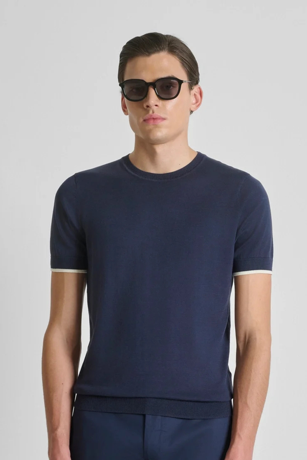 T-shirt de Malha Antony Morato Azul