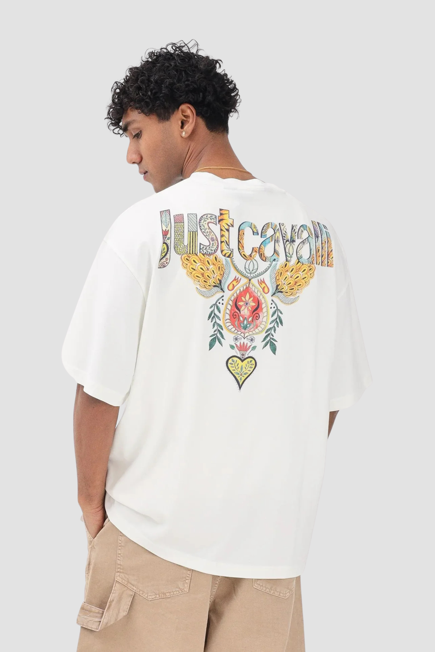 T-shirt Branca Just Cavalli SS26