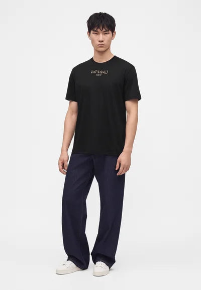T-shirt Com Logotipo Just Cavalli Preta Just Cavalli