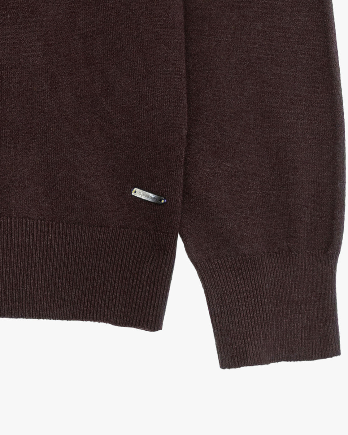 Camisola de Meia Gola Gianni Lupo de Malha Castanha Gianni Lupo