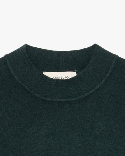 Camisola de Meia Gola Gianni Lupo de Malha Verde Gianni Lupo